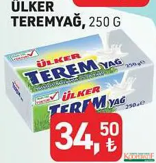 ÜLKER TEREMYAĞ PAKET MARGARİN 250 G ÜLKER TEREMYAĞ PAKET MARGARİN 250 G